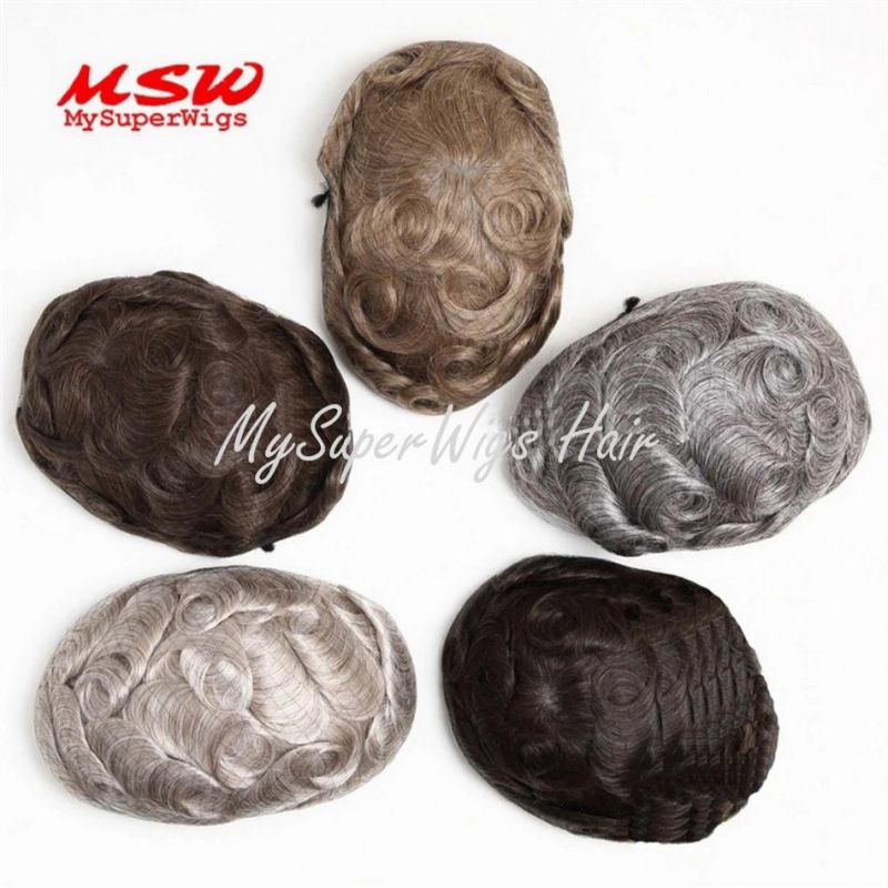 2022 Conventional Design Nylon Top Poly Perimeter Comfortable Durable Hair Replacement