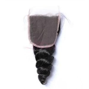 Loose Wave 4X4 Human Hair Lace Closure
