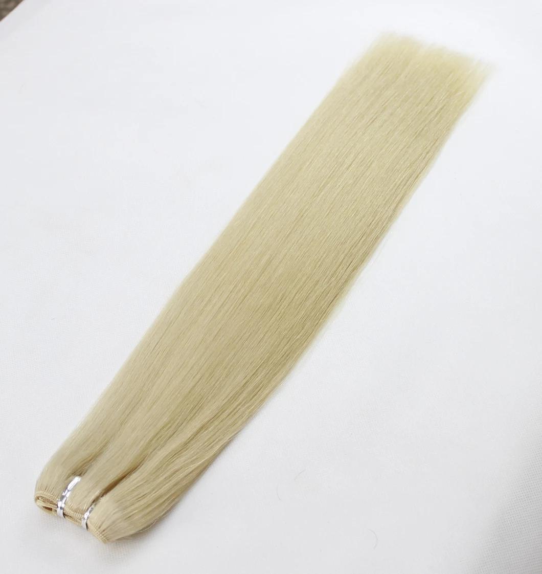 Brazilian Straight Human Hair Hair Bundles Blonde Color Remy Human Hair Weaving Bundles Extensions 613