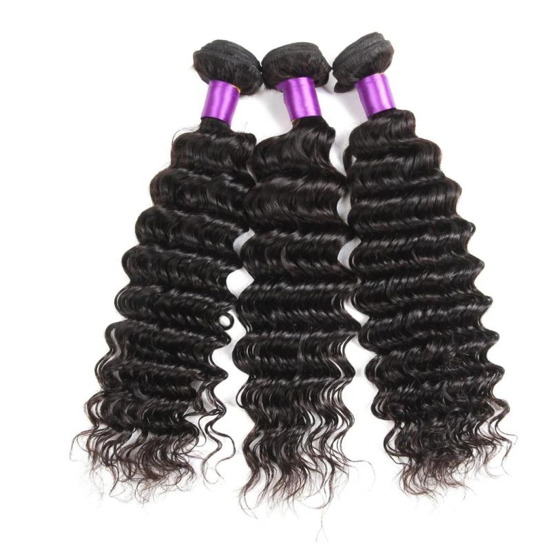 Kbeth Cambodian Hair Extension 100% Remy Human Hair 20 Inch 2021 Summer 100 Virgin Deep Wave Mink Brazilian Human Hair Weft Bundles with Lace Frontals for Women