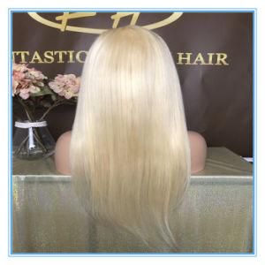 High Quality Hot Sales #613 Blond Color Straight Human Hair Lace Wigs with Factory Price Wig-045