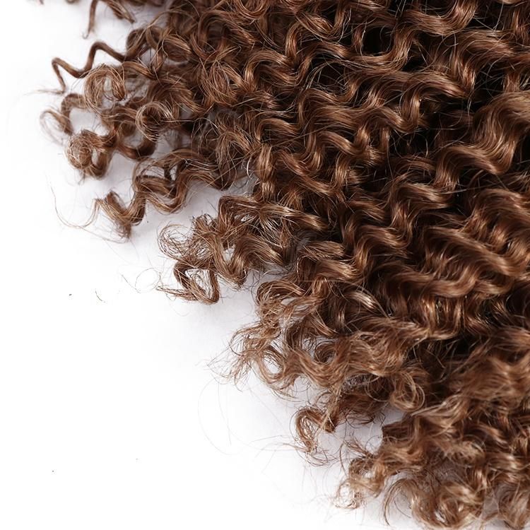 Natural Black Ombre Color Brown 4A Kinky Curly Wholesale Virgin Cuticle Tape in Hair Extension