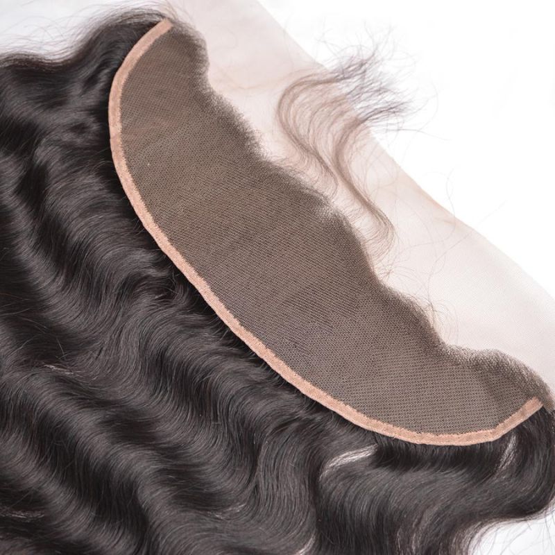 Hair Supllier Lace Frontal Closure Brazilian Hair Body Wave 13X4 Free Part Human Hair Closure with Baby Hair Natural Color 8"-22"