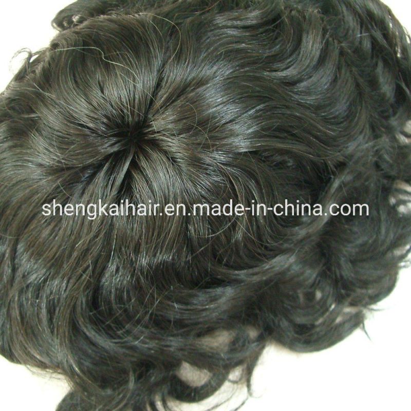 Premium Quality Human Hair Toupee for Men