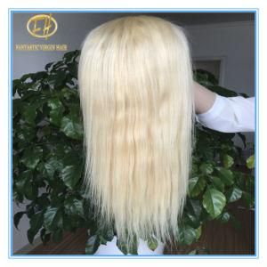 High Quality Hot Sales #613 Blond Color Straight Human Hair Lace Wigs with Factory Price Wig-047