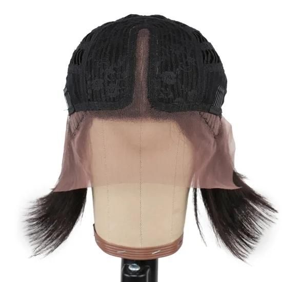 100% Cuticle Aligned Human Hair Curly Straight Bobo Lace Front Wig