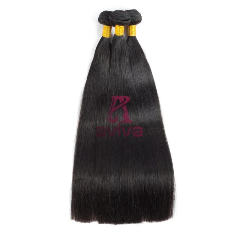 Brazilian Virgin Human Hair Extension Straight Weaving