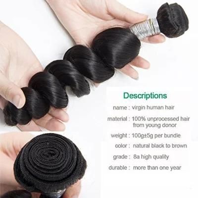 Kbeth Loose Wave Bundle Good Quality Unprocessed Peruvian Virgin Human Hair Bundles Wholesale