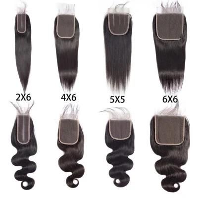 Human Hair for Sale Unprocessed Virgin Hair Bundles with Frontals, Frontal Closure Hair 13X4