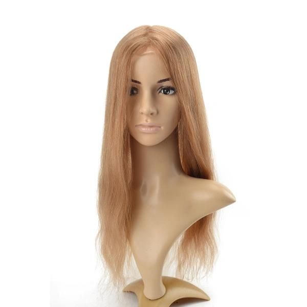 Mono with PU Gauze Around and French Lace Front Women’ S Hair Hairpiece