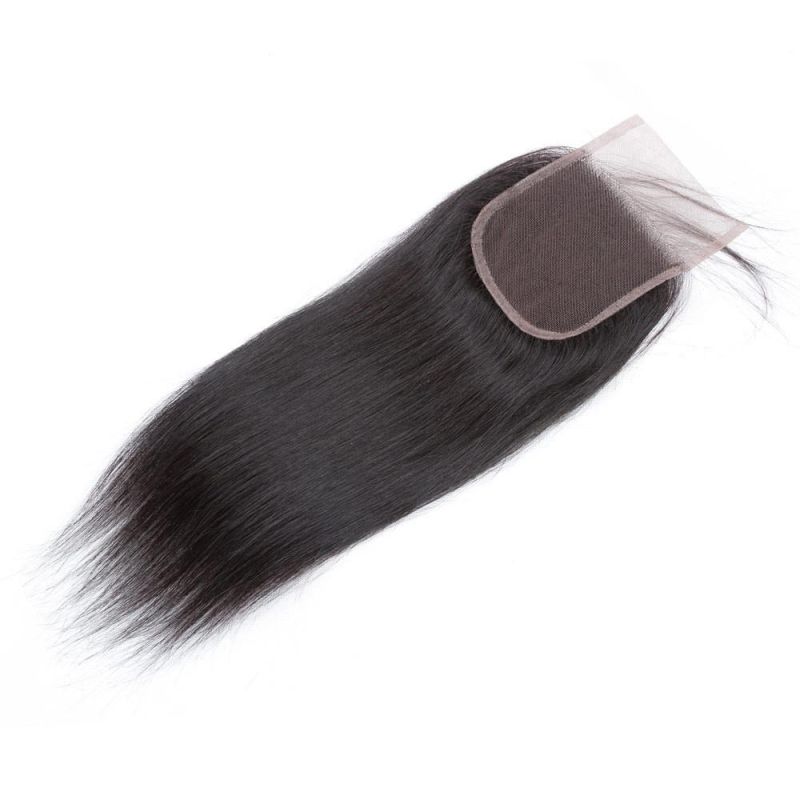 Brazilian Straight Lace Closure Free/Middle/Three Part 5*5 Closures 100% Human Hair Extensions Remy HD Lace Closure