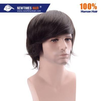 Super Fine Welded Mono Single Knots All Over Natural Men Women Hair Wig