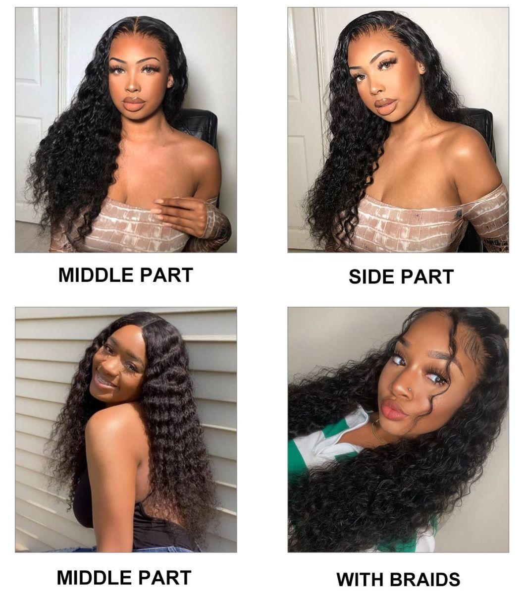 5X5 HD Transparent Lace Closure Wigs High Quality Loose Deep Wave 6X6 HD Wig 180%