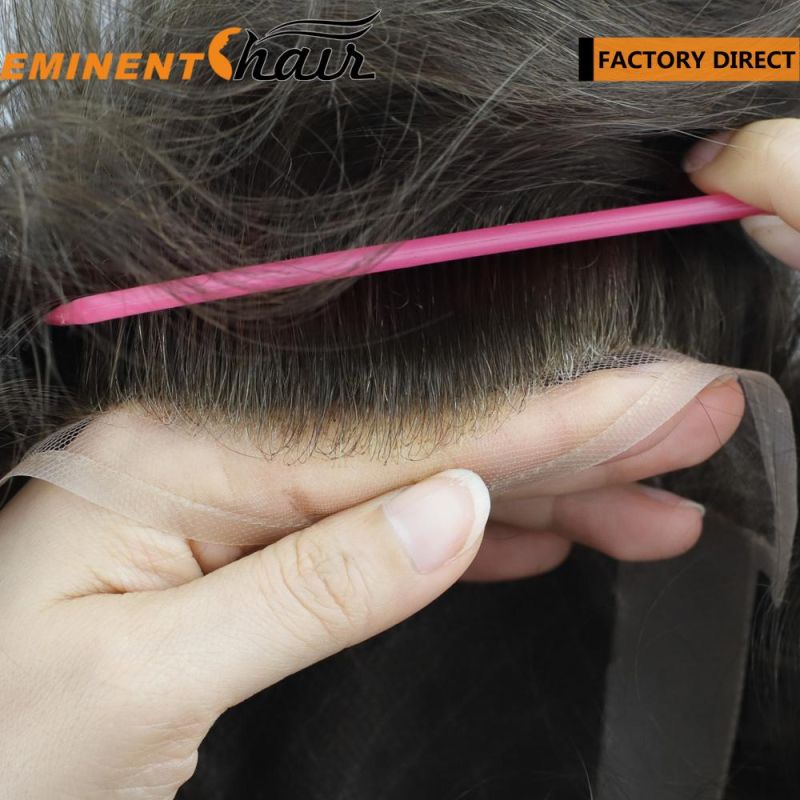 Hair Factory Direct Remy Hair Men′s Human Hair Toupee