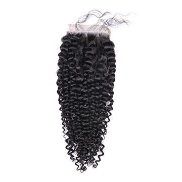 Kbeth Jerry Curly 6*6 Transparent Lace 12 Inch Closure Cheap Price Toupees From China Xuchang Factory Wholesale Price