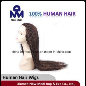 Braid Fashion Human Hair Full Lace Wig for Lady