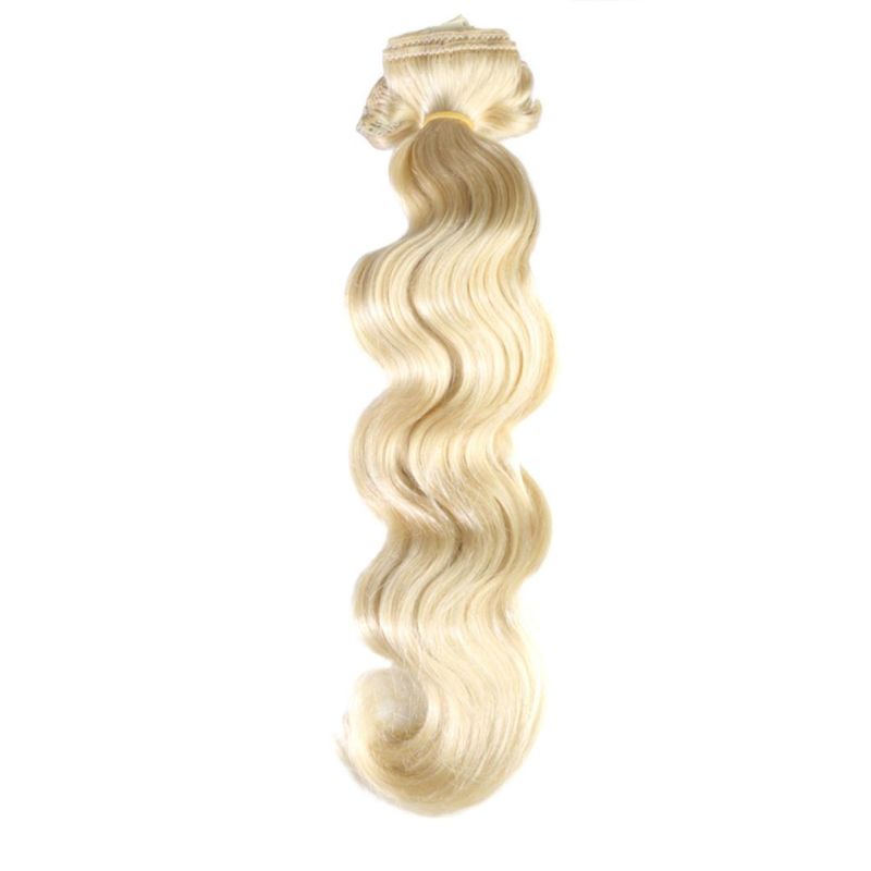 Body Wave Clip in Human Hair Extension Clip in Head Brazilian Machine Made Remy Hair #1 #1b #613 #27
