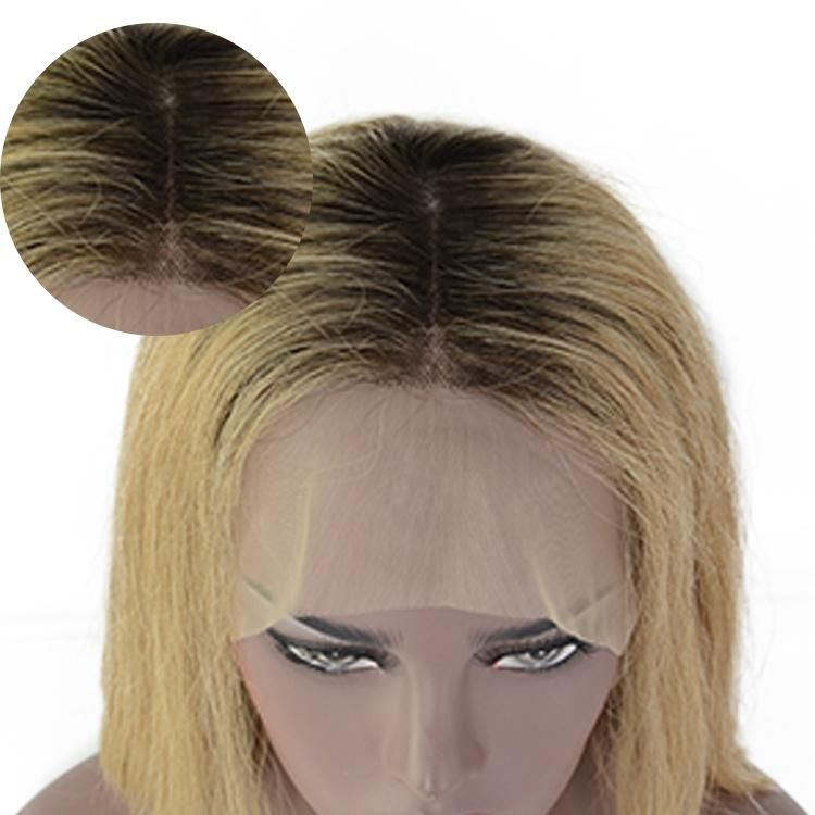 Angelbella Factory Direct Sell Front Lace Wig Brazilian Human Hair Bob Wigs for Black Women