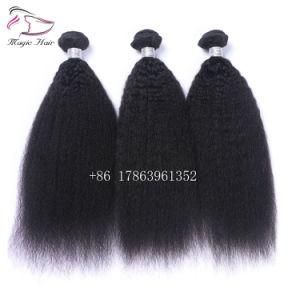 High quality Brazilian Remy Hair 3PCS/Lot 12-24&quot; Kinky Straight 100% Human Hair Bundles Human Hair Weaves Free Shipping