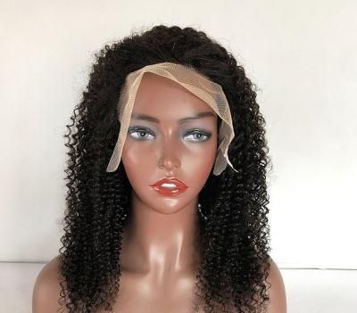 Wholesale 100% Raw Products 13X6 Kinky Lace Front Human Hair Kinky Curly Wigs