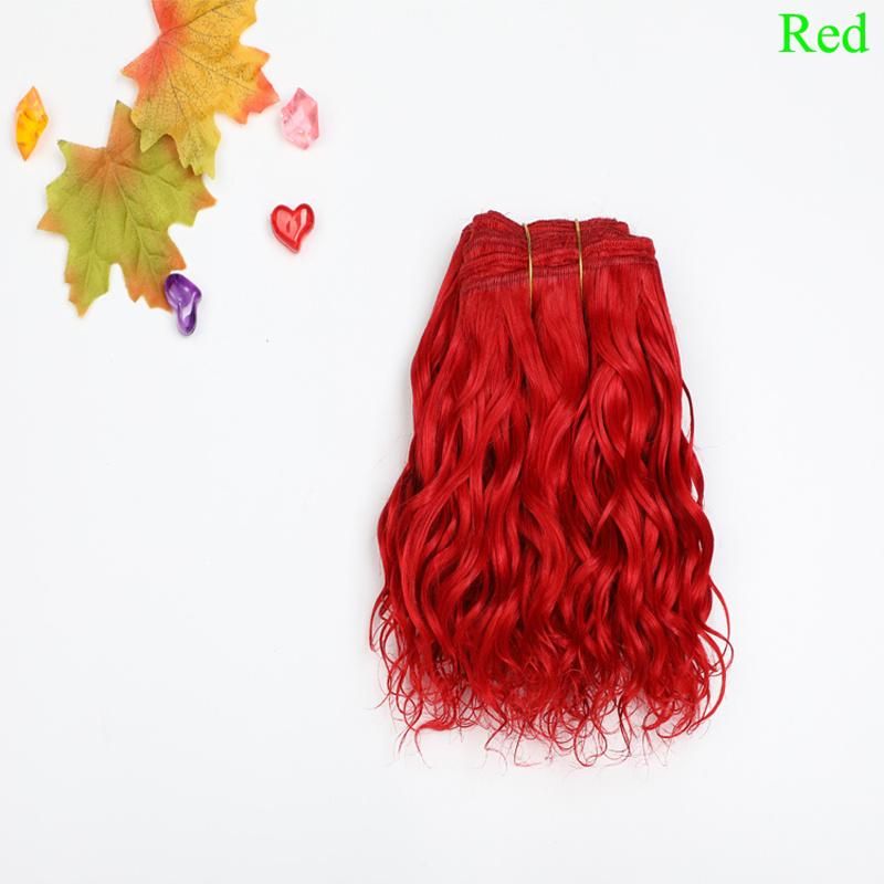 High Quality Clothing Doll Wig for America Girl Doll Wig Angora Wefts Goat Hair Cloth Doll Mohair Hair Weaving