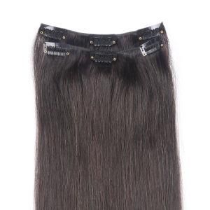 Brazilian Straight Hair Extension Human Hair Clip in Human Hair Extension