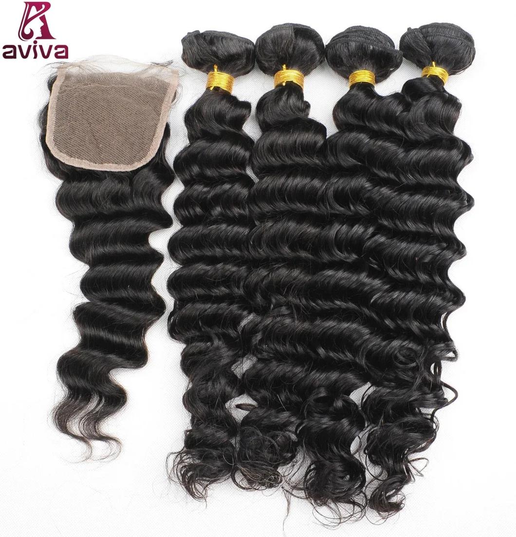 Deep Wave 100% Virgin Brazilian Human Hair Extension