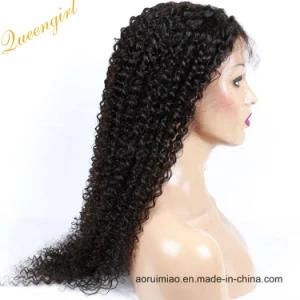 Donor Human Hair Full Lace Wigs Curly Peruvian Lace Front Wig