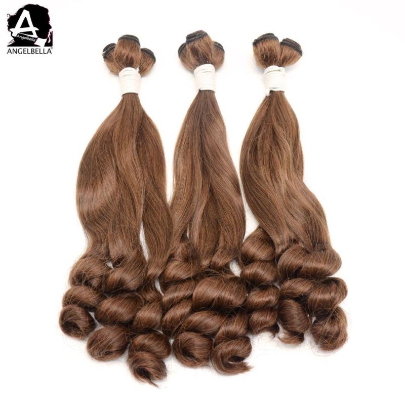 Angelbella New Design Virgin Remy Hair Bundles Loose Wave Funmi 33# Hair Weaving