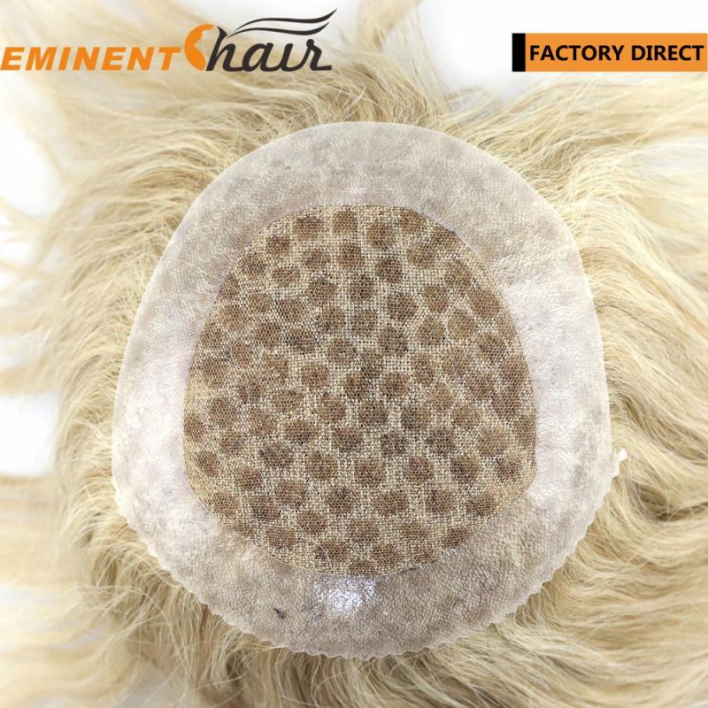 Lace Base Blond European Hair Women Toupee Hair Replacement