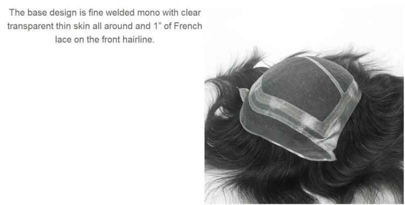 Custom Made Order - Available in a Range of Different Specs - Men′s Wigs / Toupee