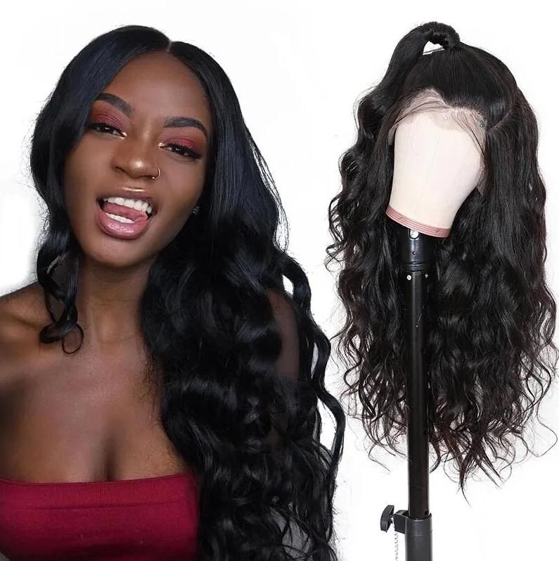 Pre-Plucked Body Wave Human Hair Lace Front Wig