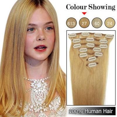 Supply Clips in Hair Extension Brazilian Natural Hair
