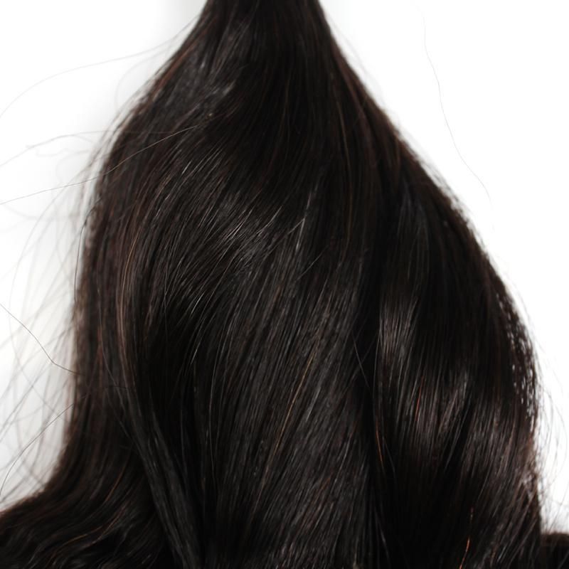 Double Drawn Remy Hair Natural Color Straight Curly Human Hair Extensions