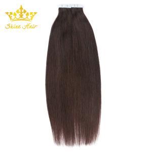 100% Virgin Human Hair Extension with Tape in Hair Extension with Free Tangle