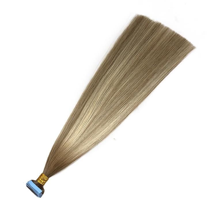 Wholesale Original Blond European Water Wavy Seamless Double Drawn Tape Hair Extensions