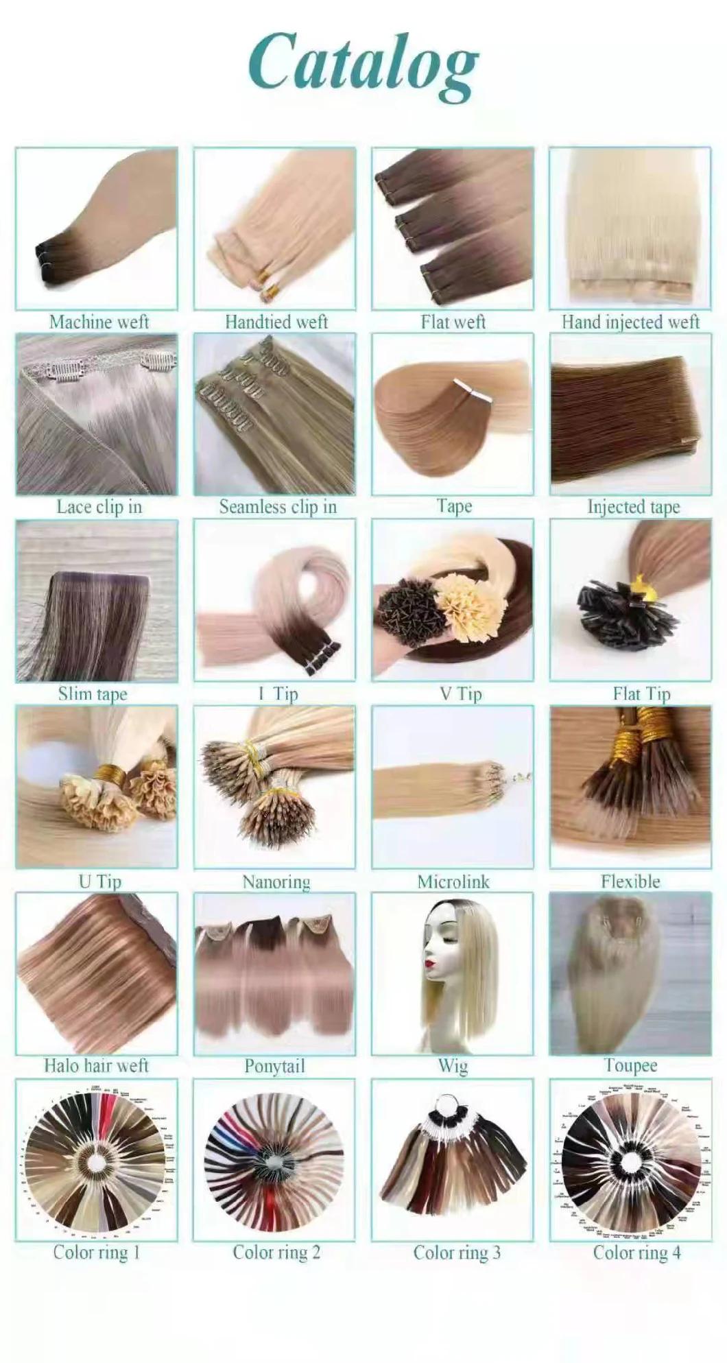 China Factory 100% Remy 1g Flat-Tip Human Hair Extensions.