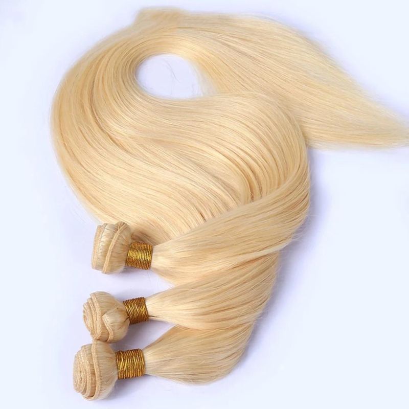 613 Honey Blonde Bundles Brazilian Hair Weave Bundles Strong Weft Straight Human Hair Bundles Extension Remy