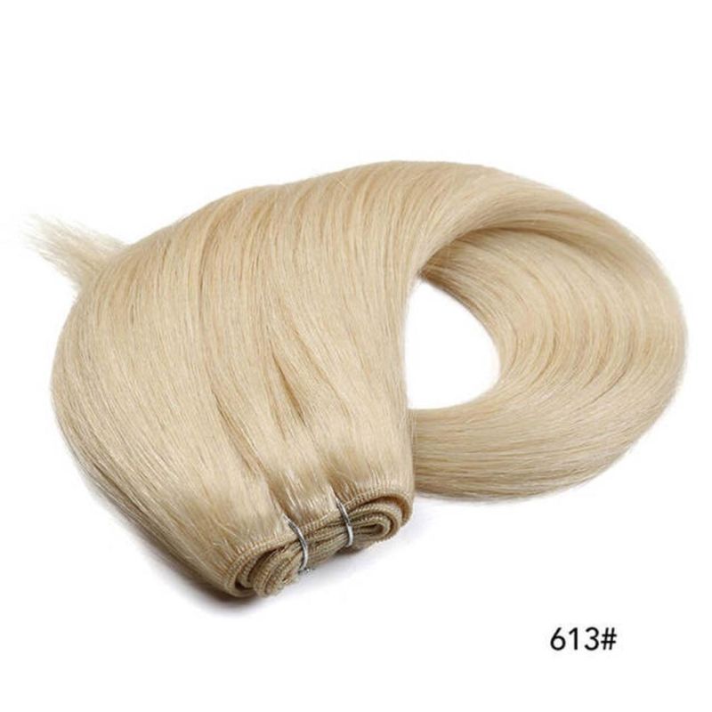 Platinum Blond Brazilian Human Hair Straight Hair Weave Bundles 14"-28" Remy Hair Extensions Brown #2 #4 #P6/613