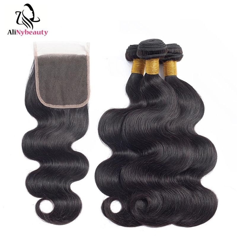 Closure Hair Extensions Bundles Lace Closures Body Wave Hair Weft