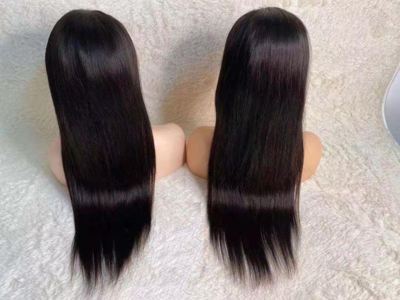 Large Stock Factory Price Length 8-32inch 100% Human Hair Lace Frontal Wigs