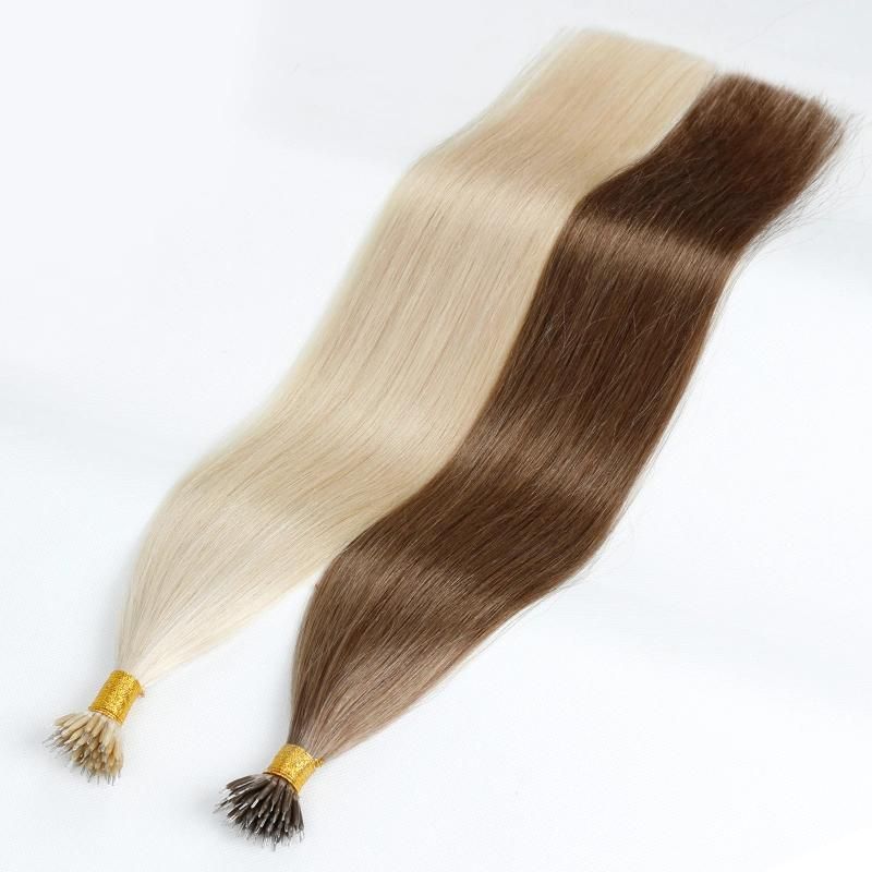Wholesale 100% Human Remy Double Drawnnano Ring Hair Extension