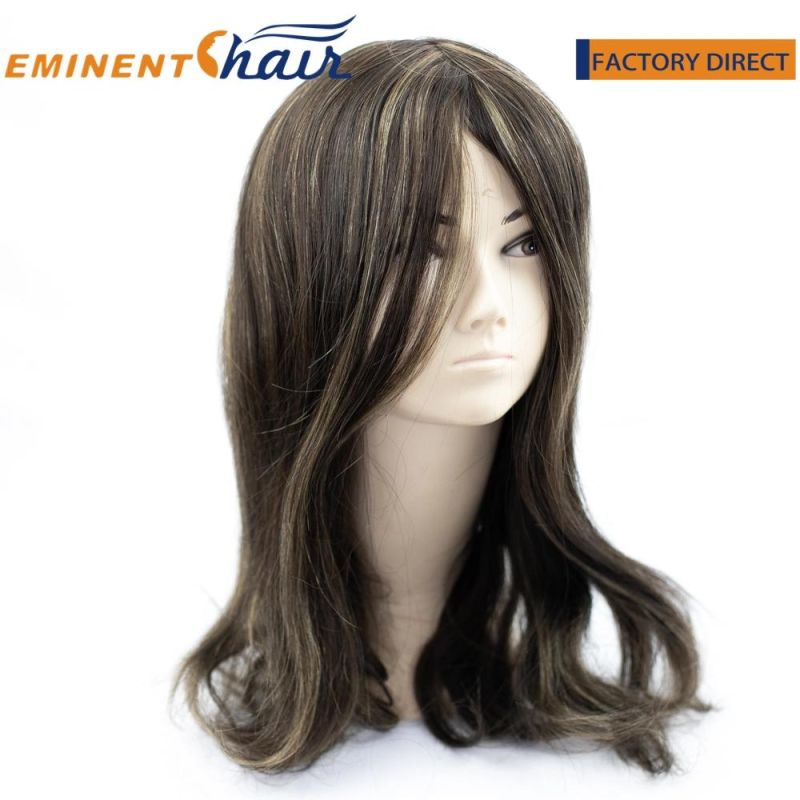 PU Knots Super Thin Skin High-Light Toupee for Women