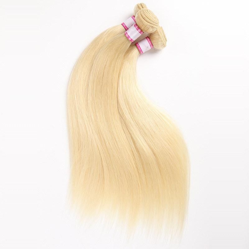 613 Remy Hair Blonde Color 100g10A Human Hair Bundles Down Drawn Hair Extension Body Wave Hair Bundles for Black Women with 22"