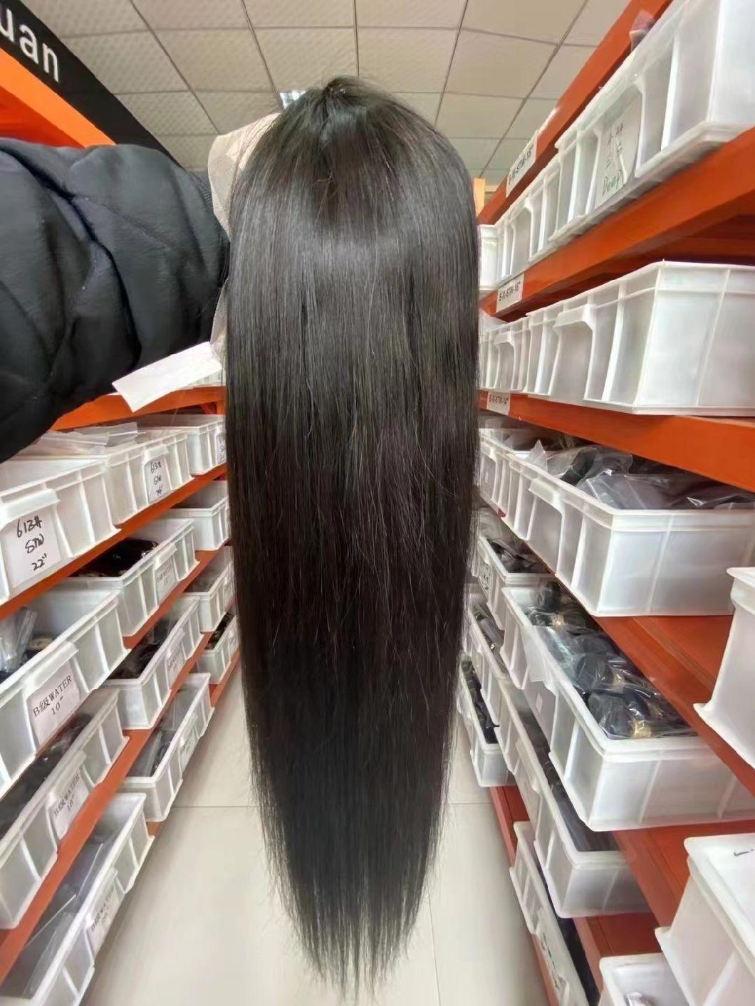 10A Straight HD Lace Front Wigs Human Hair 180% Density 13X4 Brazilian Straight Virgin Lace Frontal Wigs Human Hair Pre Plucked with Baby Hair