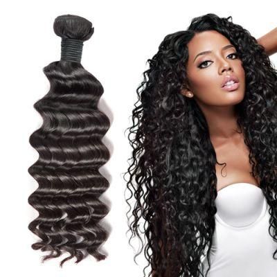 Kbeth Deep Wave Bundles with Closure, Deep Wave Human Hair Bundles with Lace Frontal, Raw Virgin Cuticle Aligned Deep Wave Hair