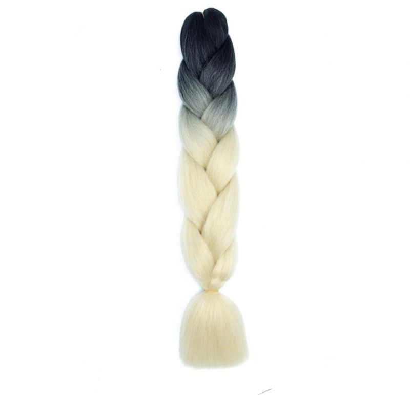 Wholesale Premium Fiber Hair Extensions Ombre Expression Jumbo Braids Bulk Braiding Hair