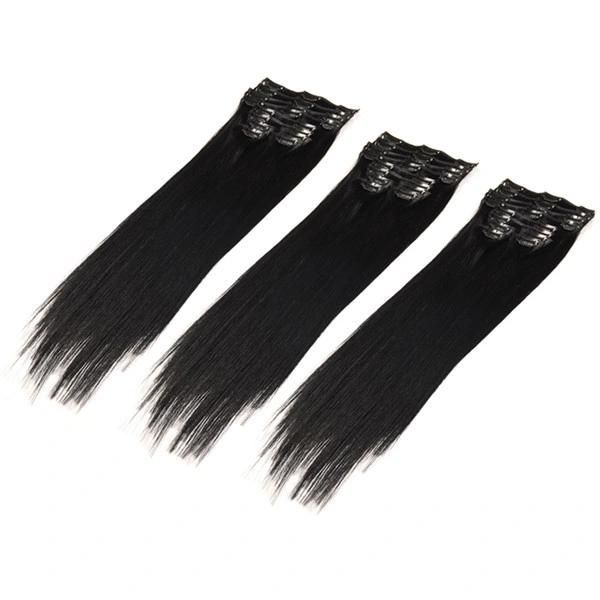 Wholesale Price Best Quality 120g Set Clip on Human Hair Extension
