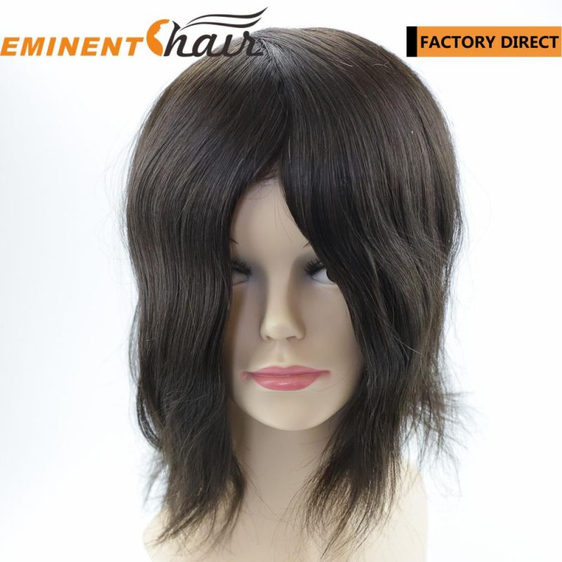 Lace Front Mono Human Hair Hair Replacement