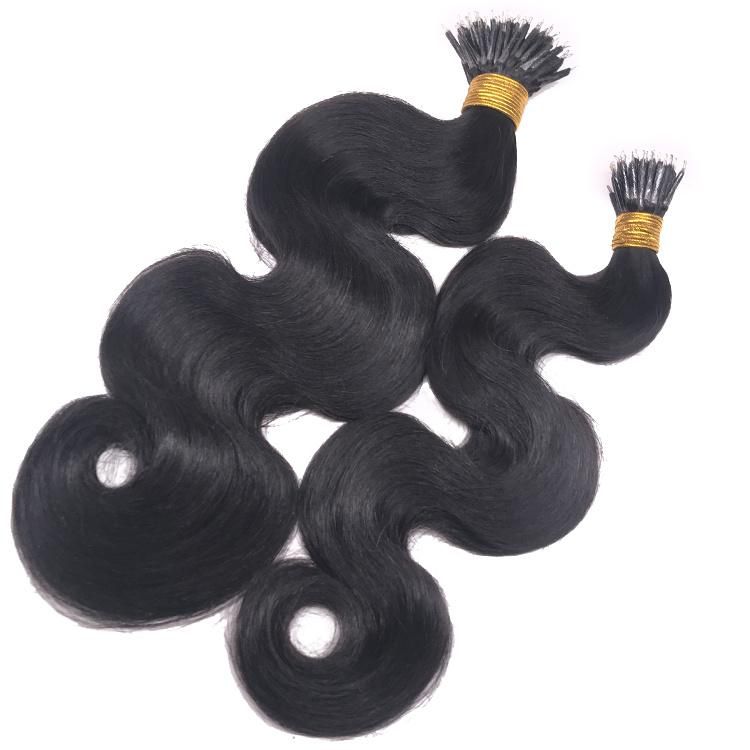 8"-30" Double Drawn Nano Ring Brazilian Hair Body Wave Hair Extension